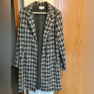 ‼️LAST CHANCE‼️ EUC Houndstooth Open Jacket